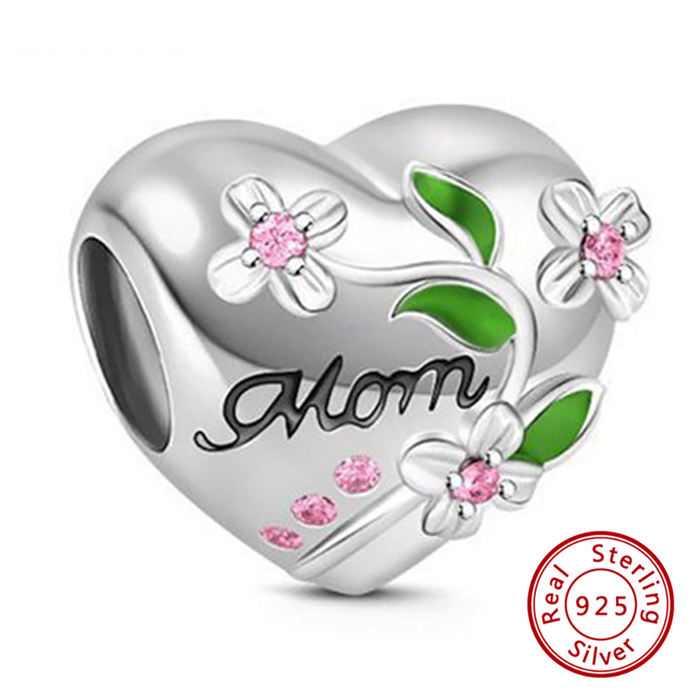 MomHeartFlowerCharmEuropeanBeadSterlingSilverPinkCZGingerLyneCollection_Pink-2