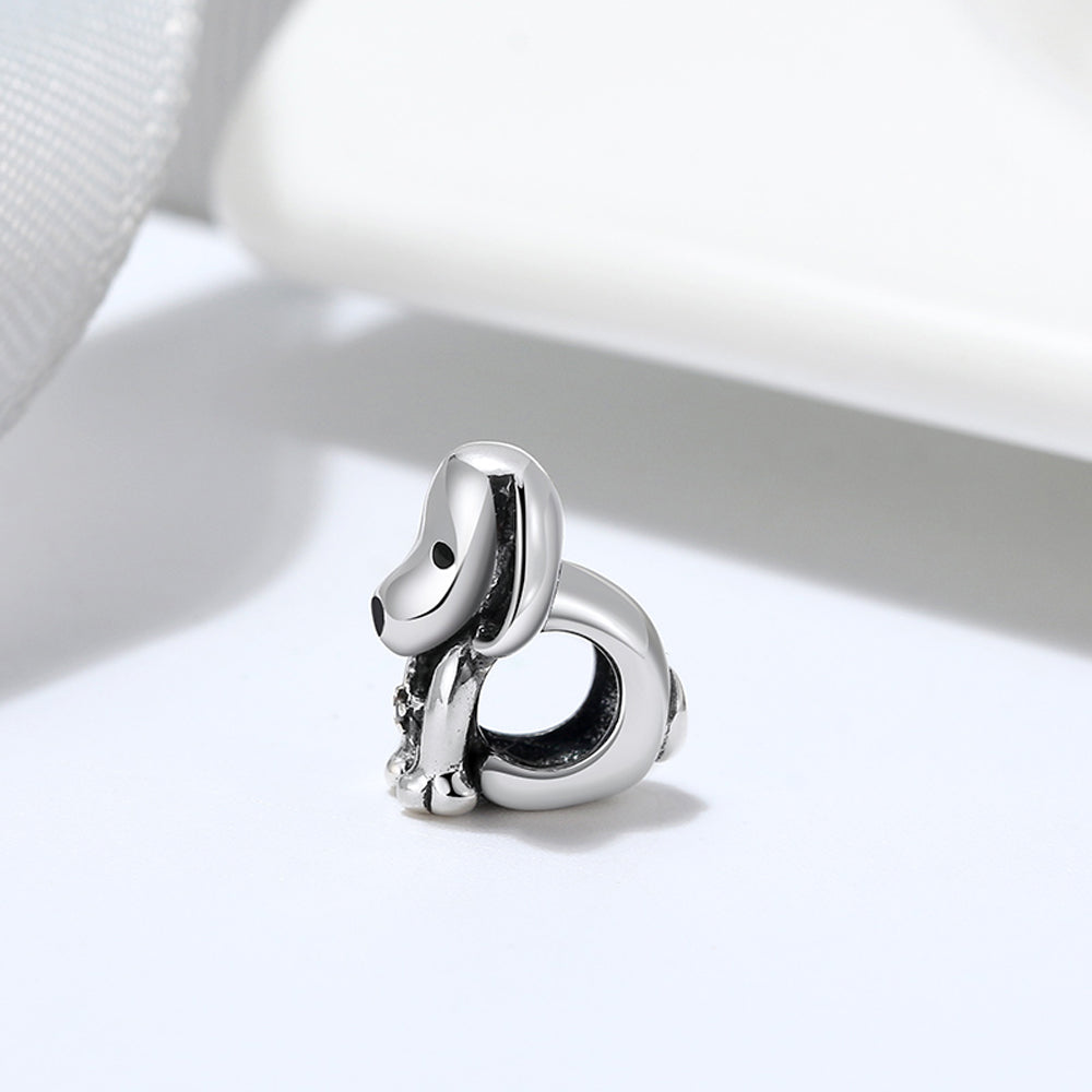 PuppyDogCharmEuropeanBeadCZSterlingSilverGingerLyneCollection_Silver-3
