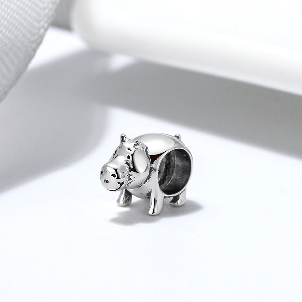 PigCharmEuropeanBeadOxidizedSterlingSilverGingerLyneCollection_Silver-2