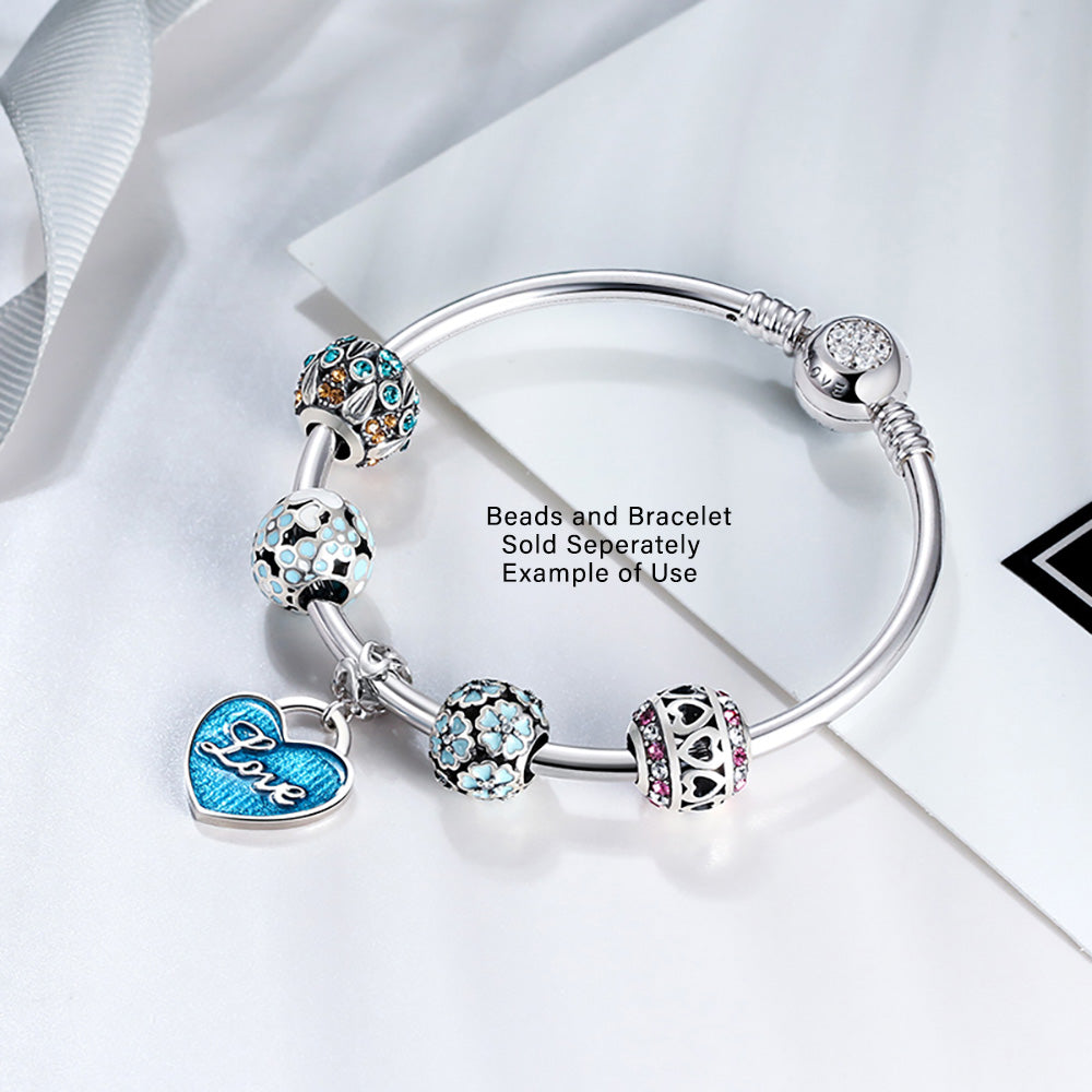 AngelCharmEuropeanBeadSterlingSilverBlueOrangeCZGingerLyneCollection_Blue-3
