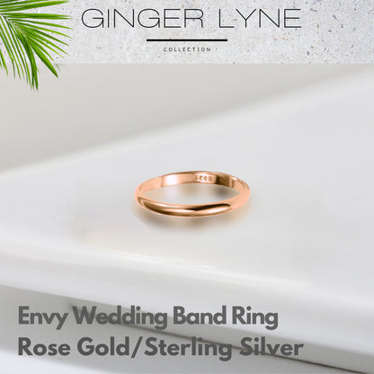 2mmWeddingBandforMenSterlingSilverRoseGoldRingforWomenGingerLyneCollection_Pink-2