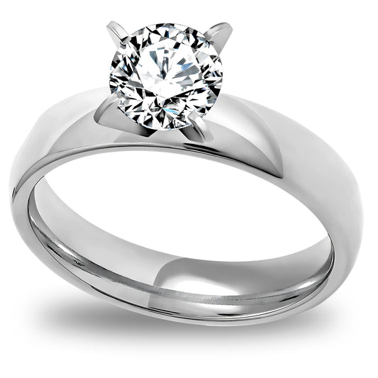 4mmGoldStainlessSteelWomenEngagementRingGingerLyneCollection_Gold-1